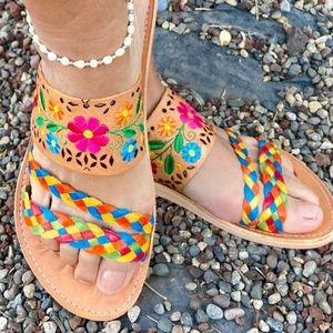 Mexican Handmade Sandals Women’s Size 7